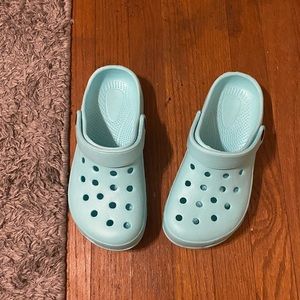 Off-Branded Baby Blue Crocs